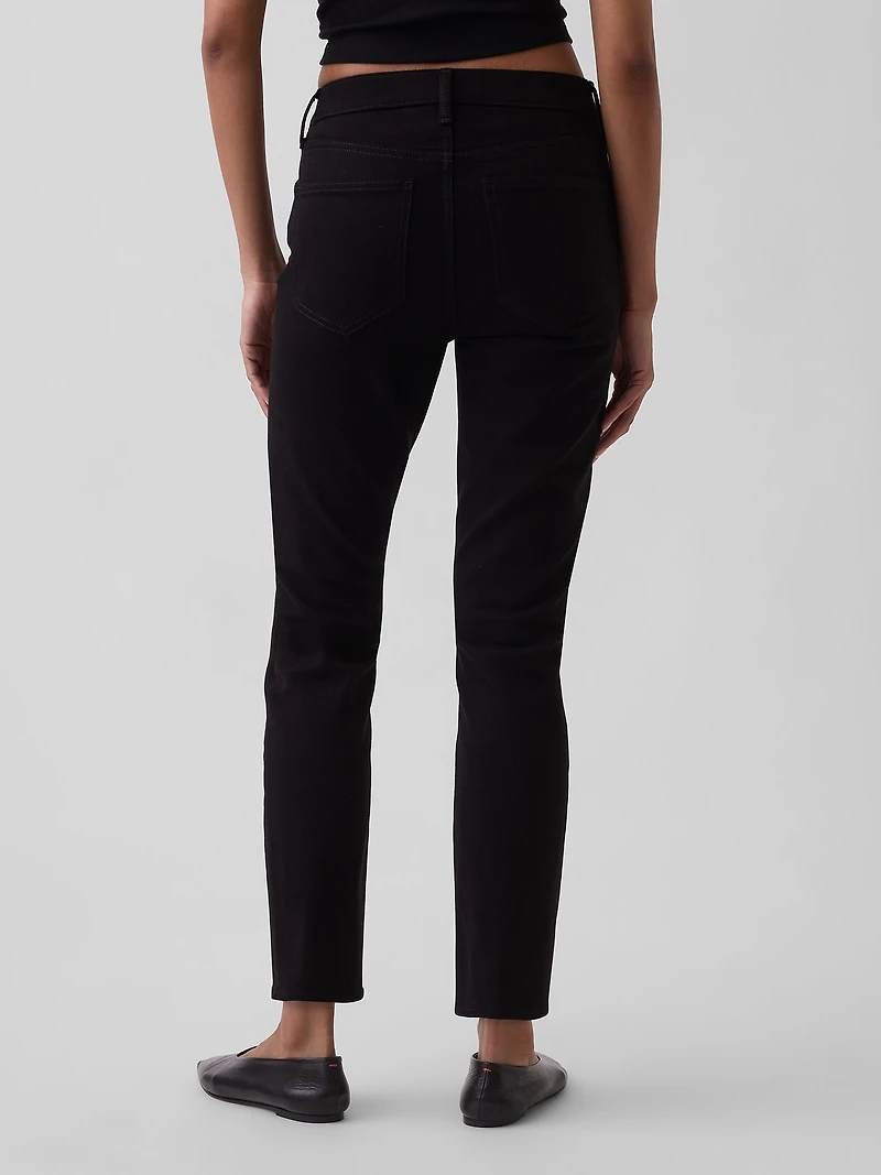 Mid Rise Vintage Slim Jeans