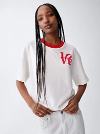 Robert Indiana LOVE Crop T-Shirt