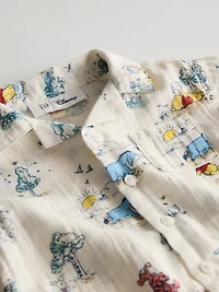 Baby Winnie The Pooh Cotton Gauze Outfit Set
