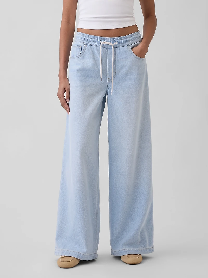 Mid Rise UltraSoft Easy Baggy Jeans
