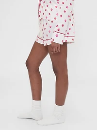 Gap × Summer Fridays Poplin Kiss PJ Boxer Shorts