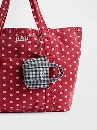 Logo Tote Keychain Charm