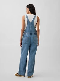 UltraSoft Denim Relaxed Overalls