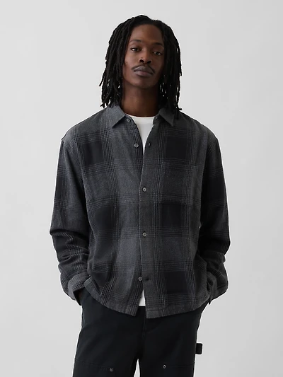 Relaxed Flannel Shirt