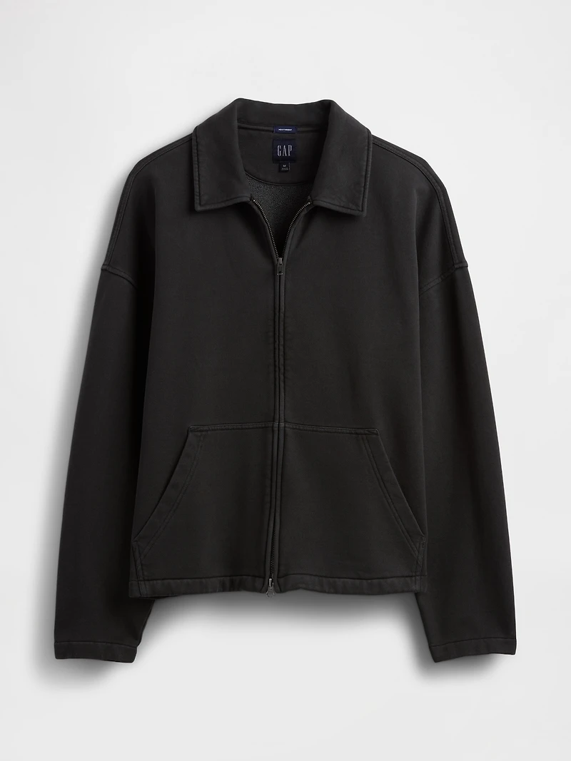 Heavyweight Oversized Zip Jacket