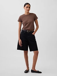 Cotton Jersey Shrunken T-Shirt