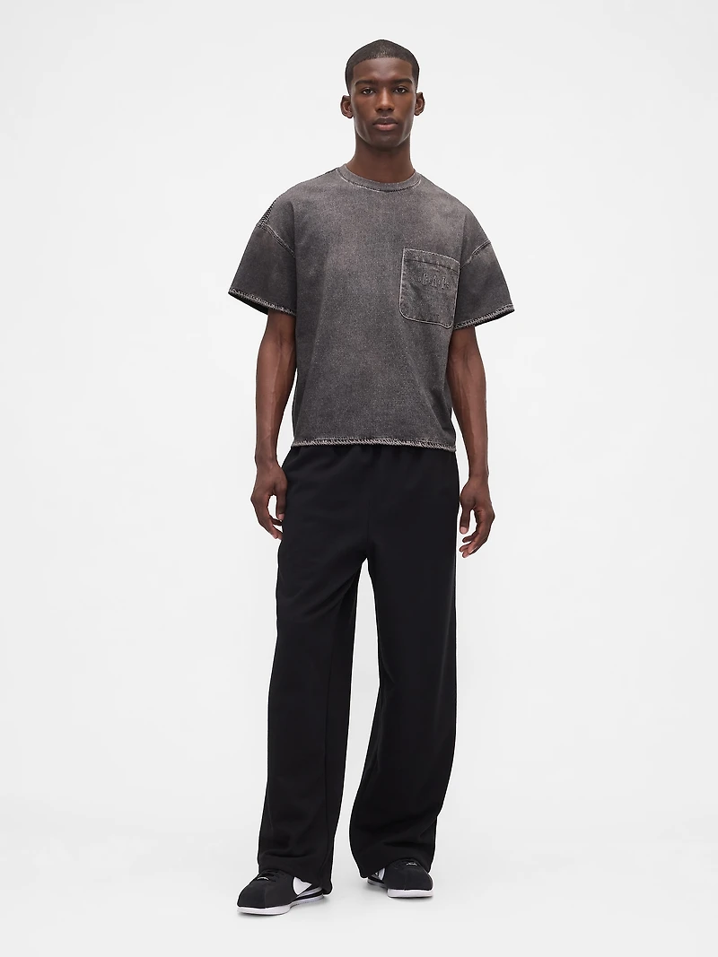 Gap × BÉIS Adult Knit Denim Pocket T-Shirt