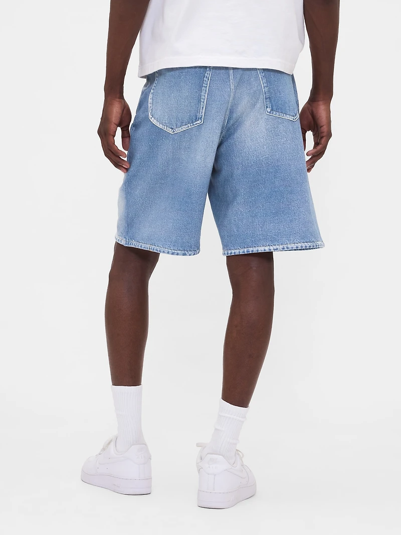 Gap × BÉIS Adult Knit Denim Baggy Shorts