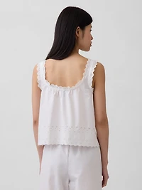 Embroidered PJ Tank