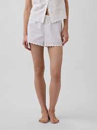 Embroidered PJ Shorts