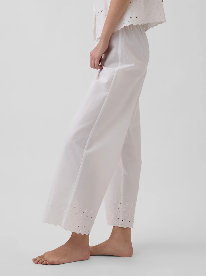 Embroidered PJ Pants