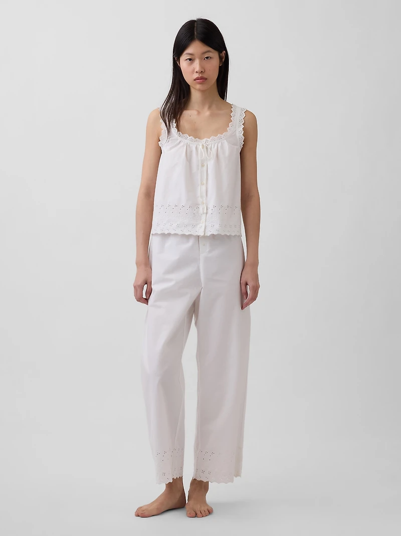 Embroidered PJ Tank