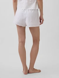 Embroidered PJ Shorts