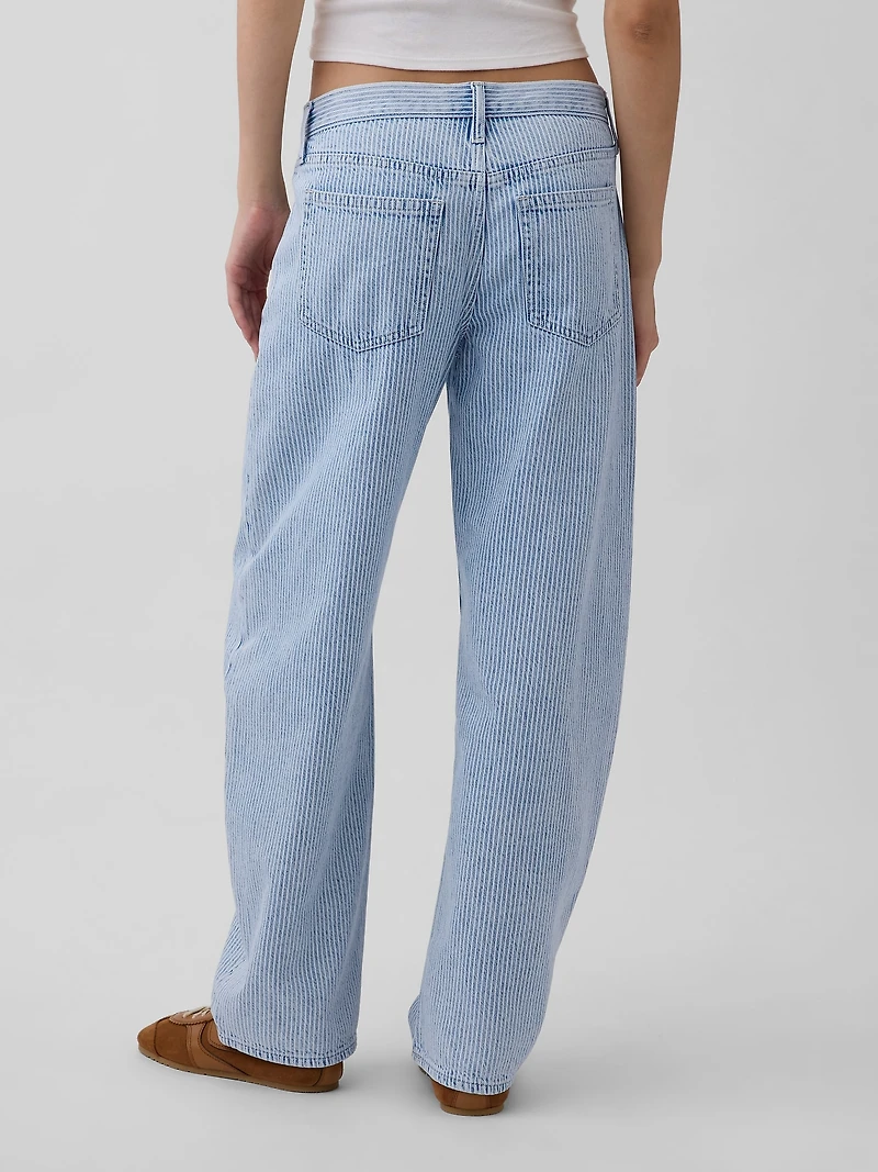 Low Rise UltraSoft Barrel Jeans