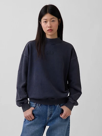 Heavyweight French Terry Oversized Mockneck Sweatshirt