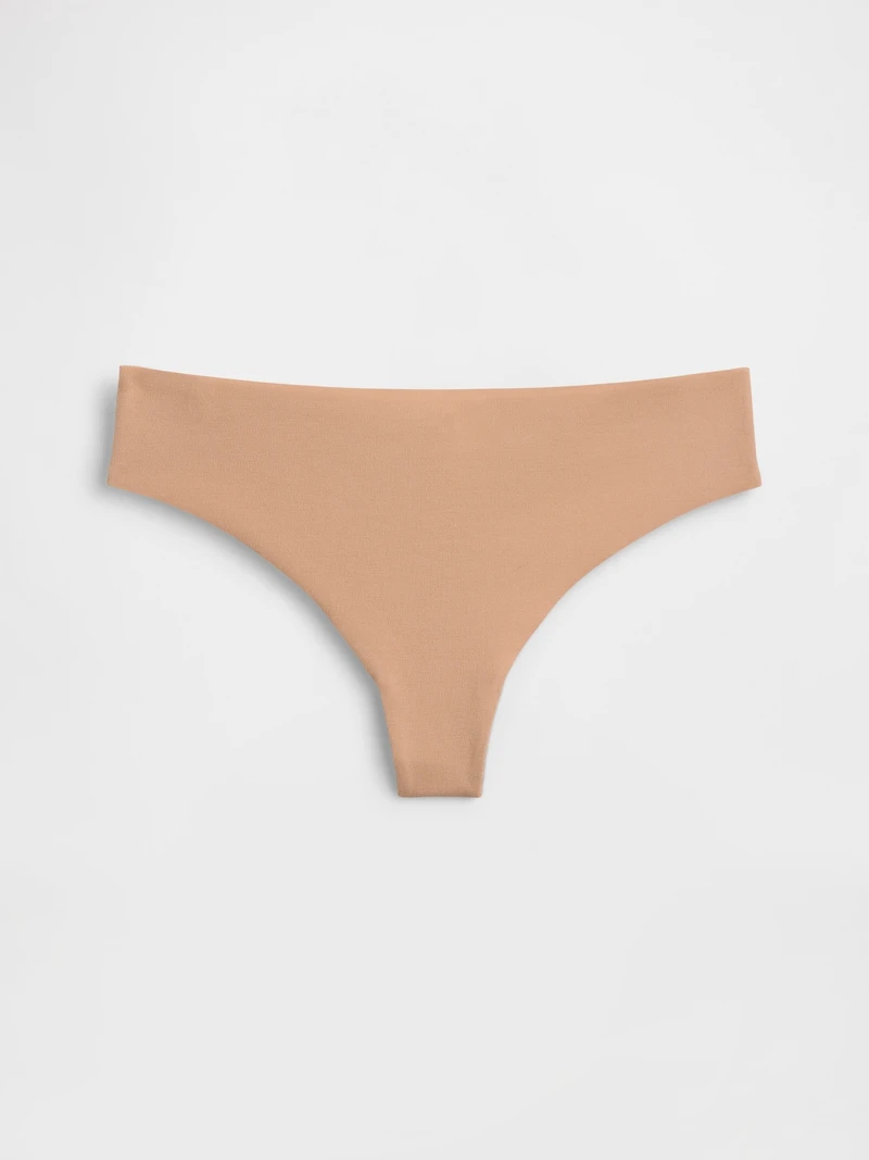 Organic Stretch Cotton No Show Thong
