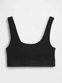 Organic Stretch Cotton Gap Logo Bralette
