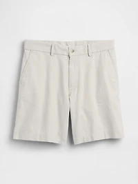 7.5" Linen-Cotton Shorts