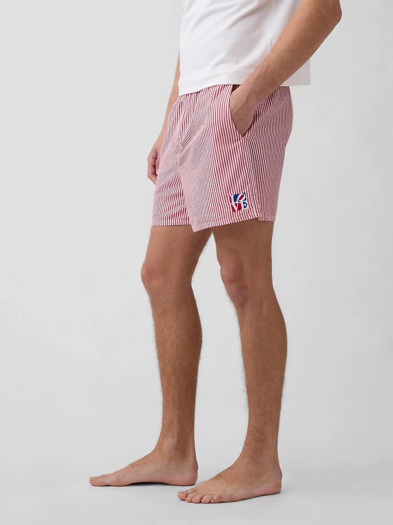 Robert Indiana LOVE Poplin PJ Boxer Shorts