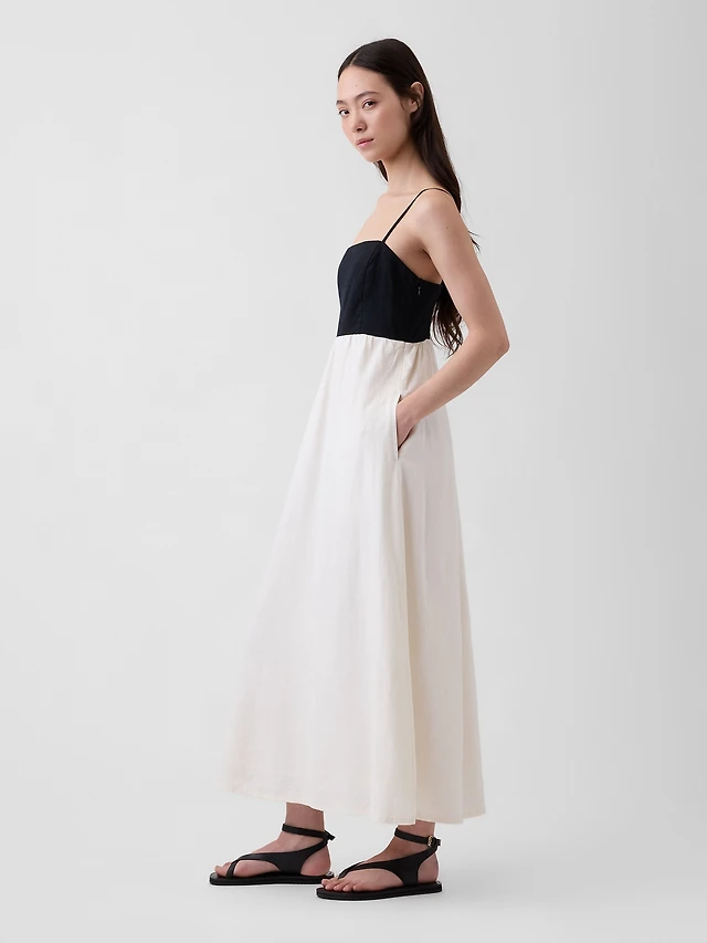 celandine strapless cutout linen blend dress Celandine Strapless Cutout Linen Blend Dress at MarketFair Shoppes in  Princeton, NJ