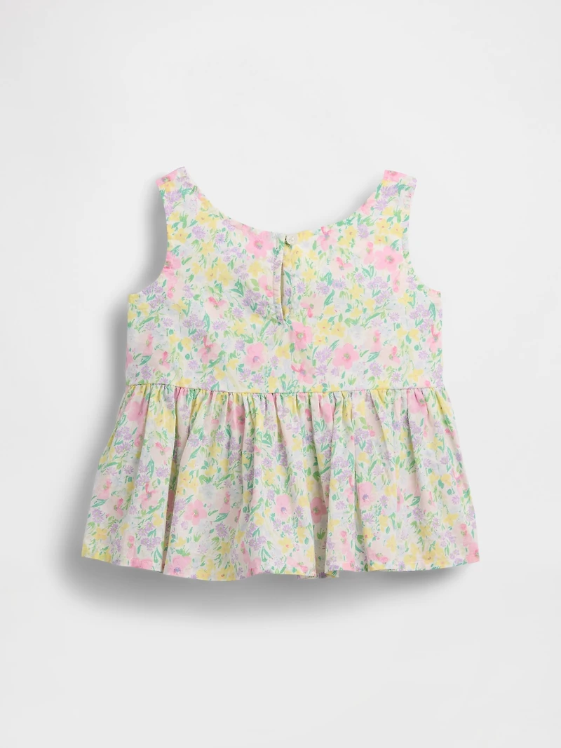 Baby & Toddler Peplum Bow Tank Top