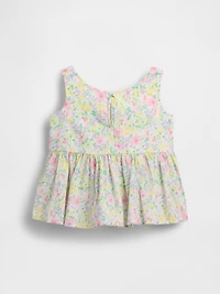 Baby & Toddler Peplum Bow Tank Top