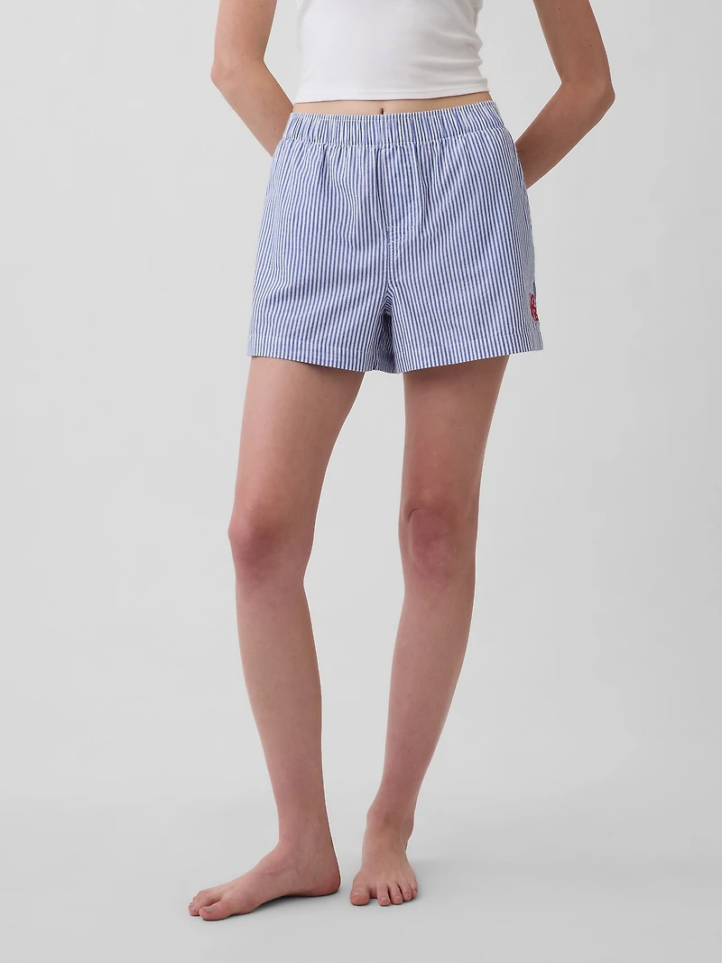 Robert Indiana LOVE Poplin PJ Boxer Shorts