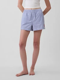 Robert Indiana LOVE Poplin PJ Boxer Shorts