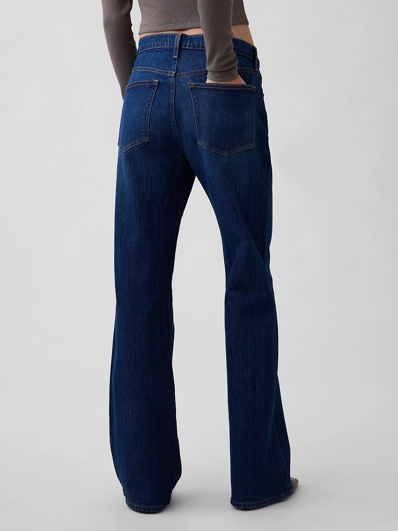 Mid Rise Relaxed Boot Jeans