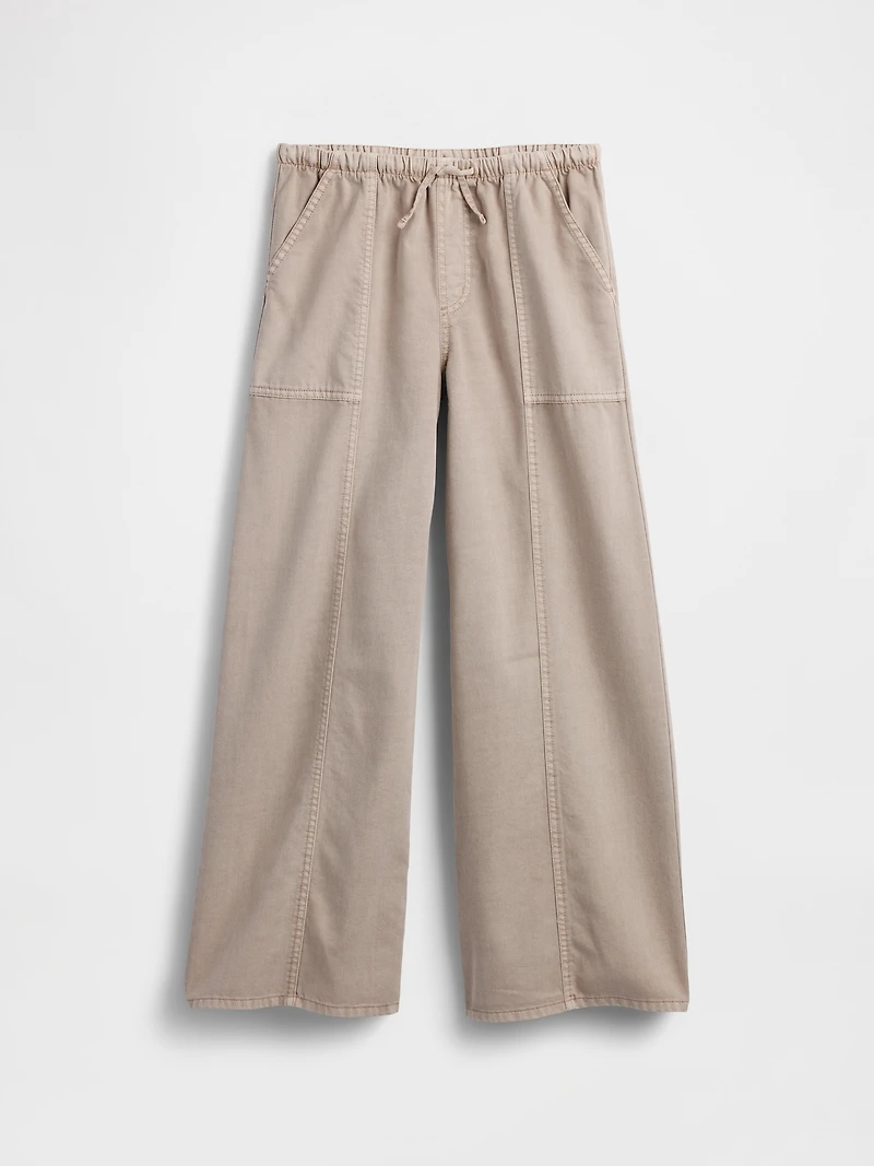 Kids Twill Baggy Pants