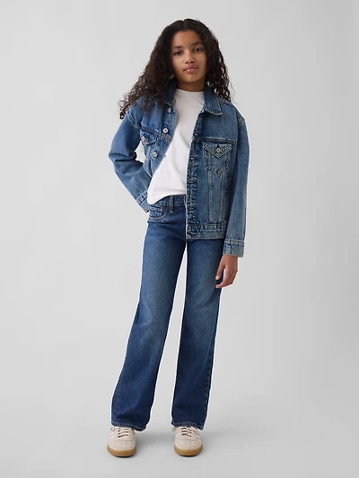 Kids Low Rise Straight Jeans