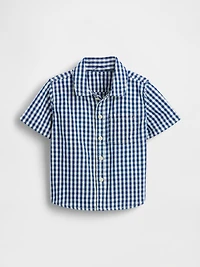 Baby & Toddler Gingham Denim Big Shirt