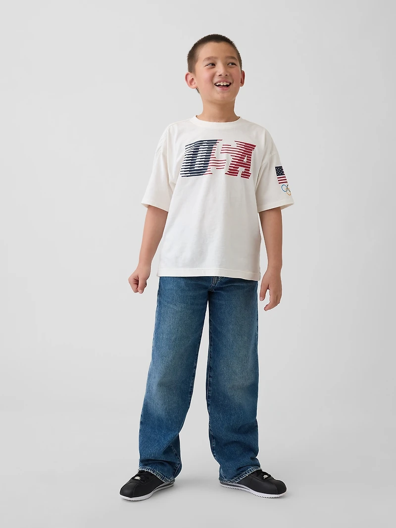 Kids Team USA Oversized T-Shirt