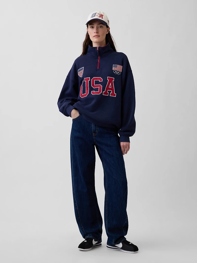 Adult Team USA Heavyweight Quarter-Zip Pullover