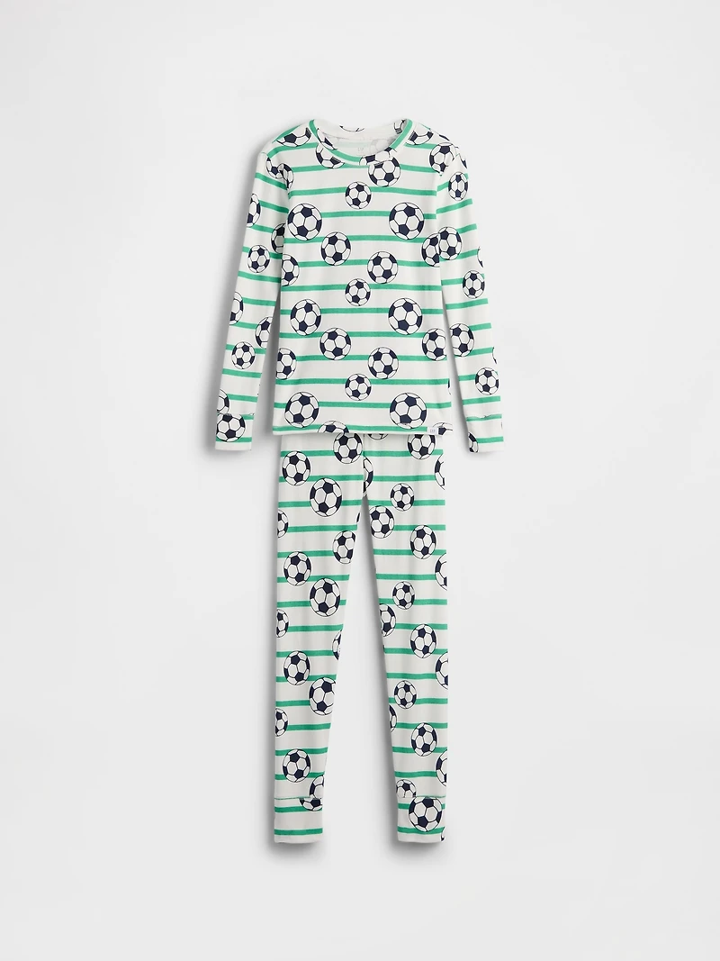 Kids Organic Brushed Cotton PJ Set