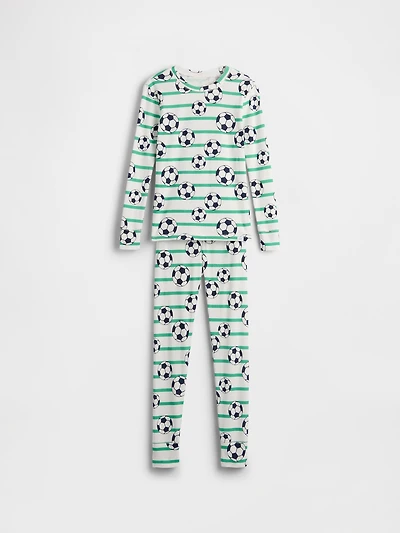 Kids Organic Brushed Cotton PJ Set
