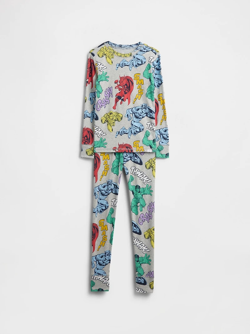 Kids Marvel Organic Brushed Cotton PJ Set