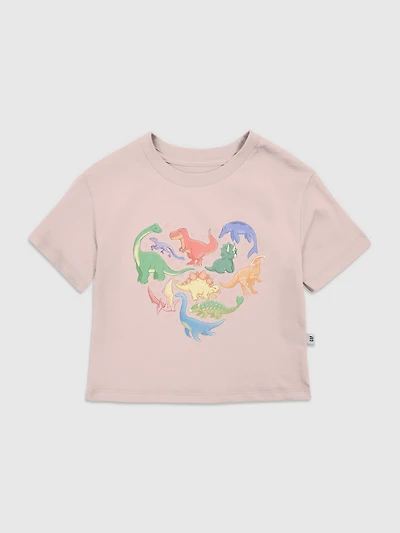 Toddler Dino Hearts Graphic T-Shirt