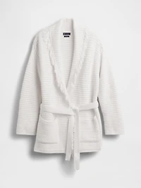 100% Cotton Oversized Fringe Shawl Cardigan