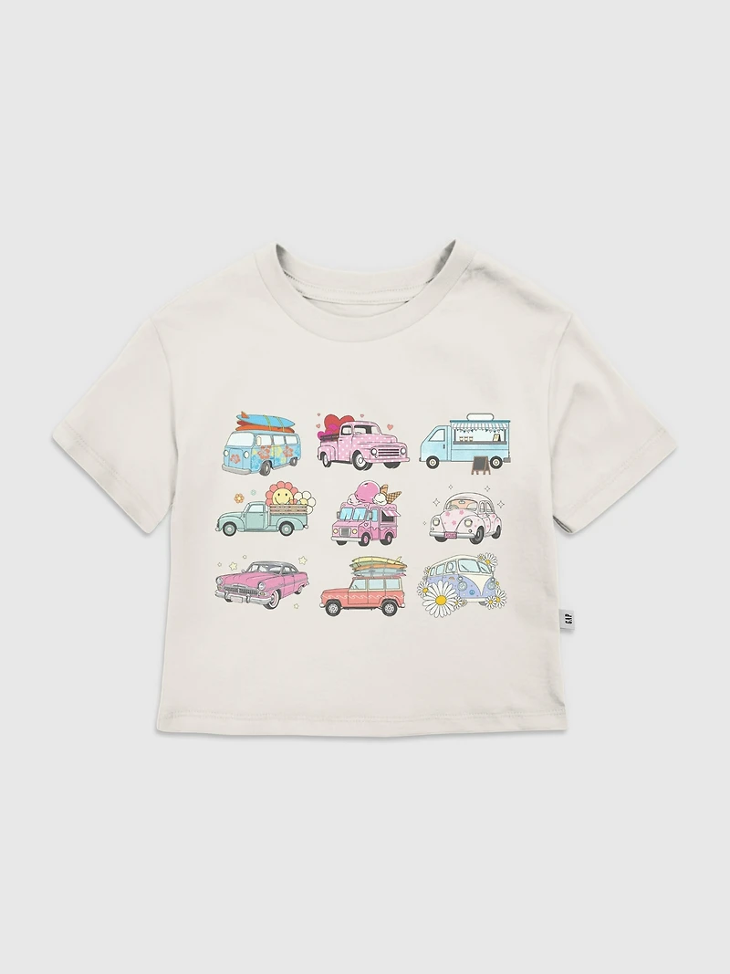 Toddler Trucks And Cars Graphic T-Shirt