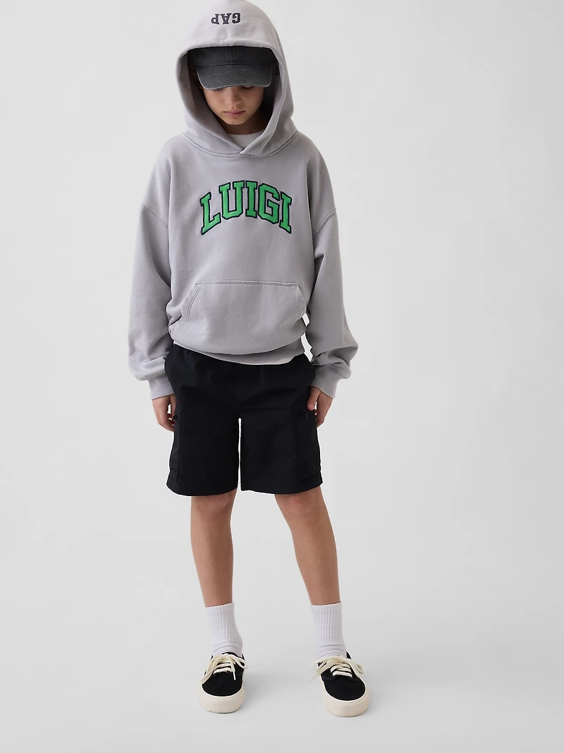 Kids Super Mario VintageSoft Relaxed Hoodie