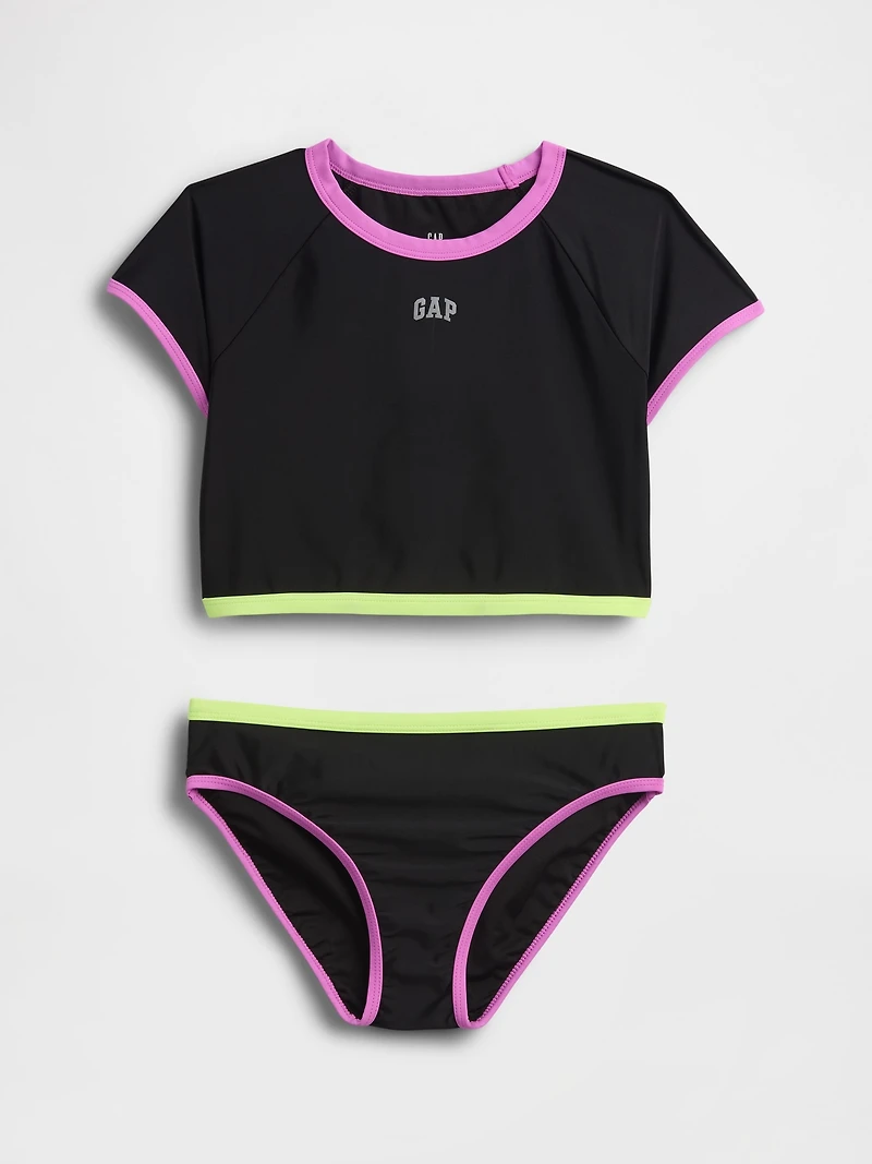 Kids Rash Guard Swim Two-Piece