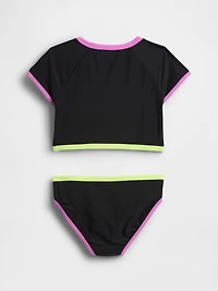 Kids Rash Guard Swim Two-Piece