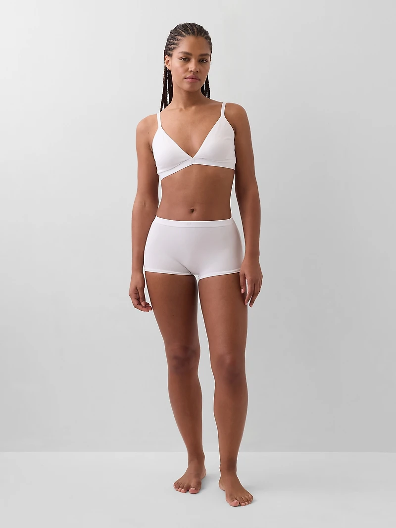 Organic Stretch Cotton Triangle Bra