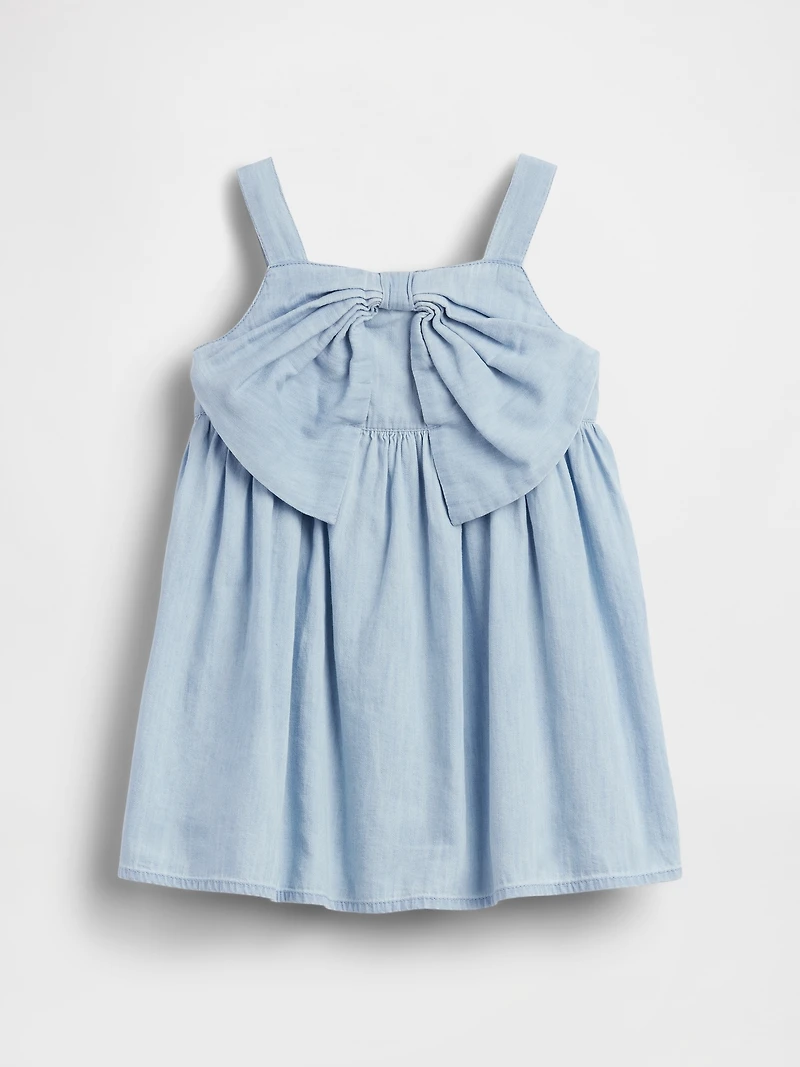 Baby & Toddler Denim Bow Dress