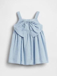 Baby & Toddler Denim Bow Dress