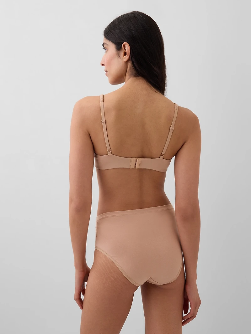 Organic Stretch Cotton Unlined Bra