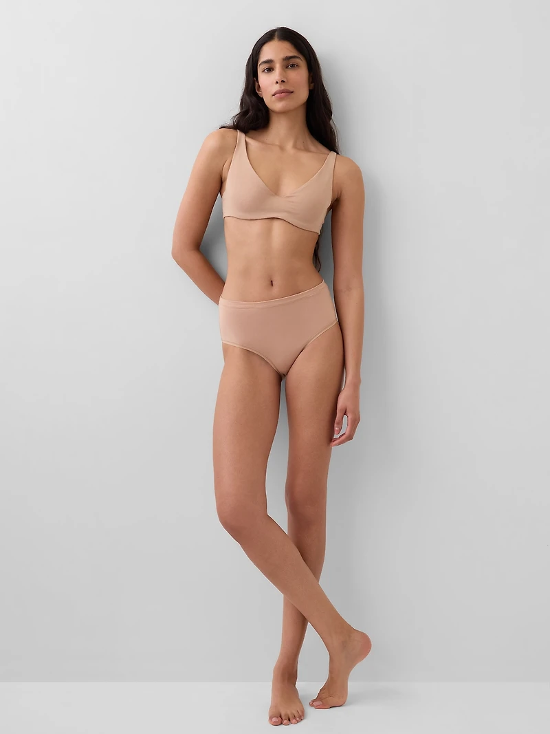 Organic Stretch Cotton High Rise Bikini