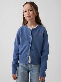 Kids Relaxed Crop Cardigan