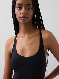 Cross-Back One-Piece Swimsuit